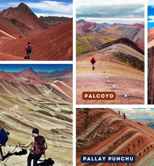 The Rainbow Mountains in Cusco: Vinicunca, Palcoyo, Red Valley, Pallay Punchu and Wilkakunca